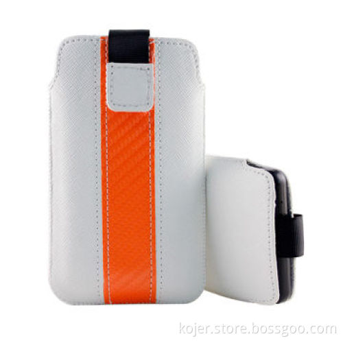 Excellent PU Leather Phone Pouch, with Fine Workmanship Side Stitch